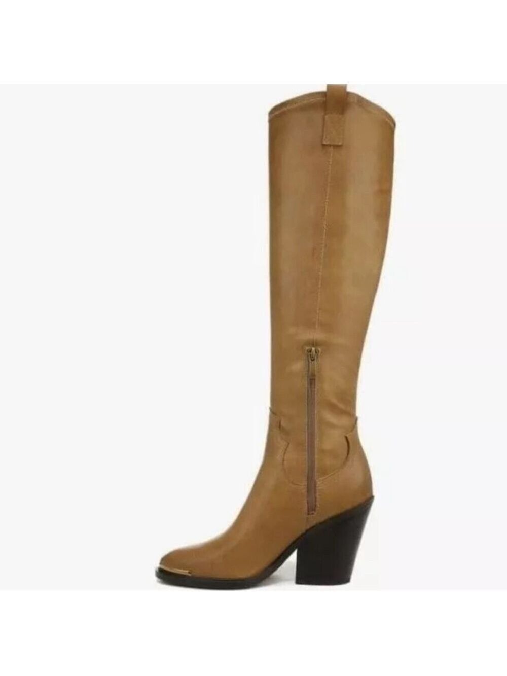 Franco Sarto Women's glenice Knee High Boots Size 9.5 In DESERT CAMEL New - Picture 3 of 12
